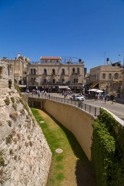 Jerusalem Srail Haziran 2018 Eski Sokaklar Binalar Kudüs Eski Şehri — Stok fotoğraf