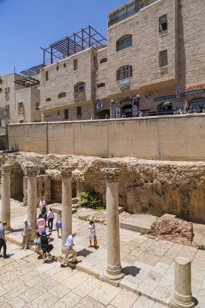 Jerusalem Srail Haziran 2018 Eski Sokaklar Binalar Kudüs Eski Şehri — Stok fotoğraf