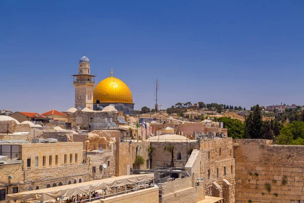 Jerusalem Srail Haziran 2018 Temple Mount Kaya Doğu Kudüs Yahudi — Stok fotoğraf