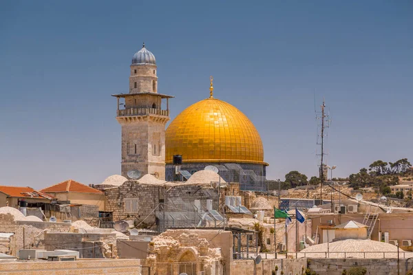 Jerusalem Srail Haziran 2018 Kudüs Srail Eski Şehrin Kutsal Sitedeki — Stok fotoğraf