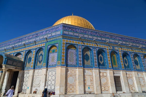 Jerusalem Israel June 2018 Exterior View Dome Rock Qubbet Sahra — Stock Photo, Image