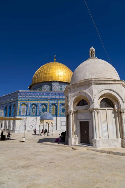 Jerusalem Israel June 2018 Exterior View Dome Rock Qubbet Sahra — Stock Photo, Image