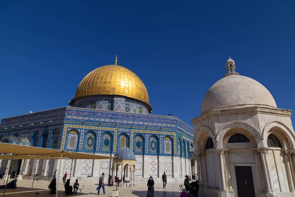 Jerusalem Israel June 2018 Exterior View Dome Rock Qubbet Sahra — Stock Photo, Image