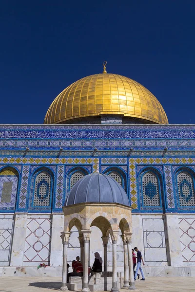 Jerozolima Izrael Czerwca 2018 Widok Zewnątrz Kopuła Skale Qubbet Jako — Zdjęcie stockowe
