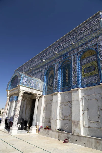 Jerusalem Israel June 2018 Exterior View Dome Rock Qubbet Sahra — Stock Photo, Image