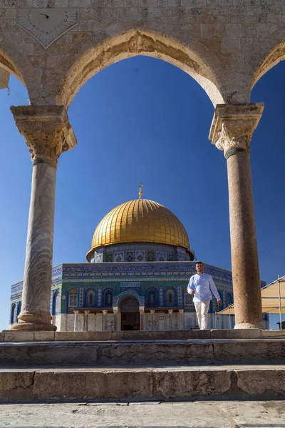 Jerusalem Israel Juni 2018 Außenansicht Der Felskuppel Qubbet Sahra Auf — Stockfoto