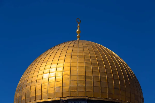 Exterior View Dome Rock Qubbet Sahra Arabic Holy Site Old — Stock Photo, Image