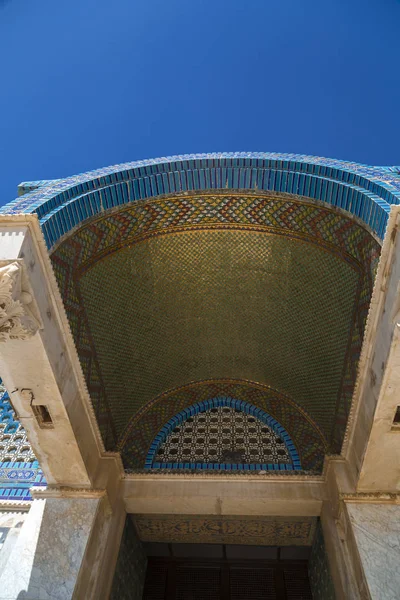 Vista Esterna Della Cupola Della Roccia Qubbet Sahra Arabo Nel — Foto Stock