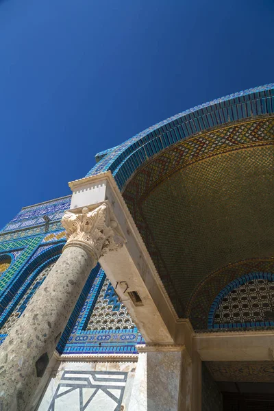 Зовнішній Вигляд Купол Скелі Аль Qubbet Sahra Арабській Мові Святої — стокове фото