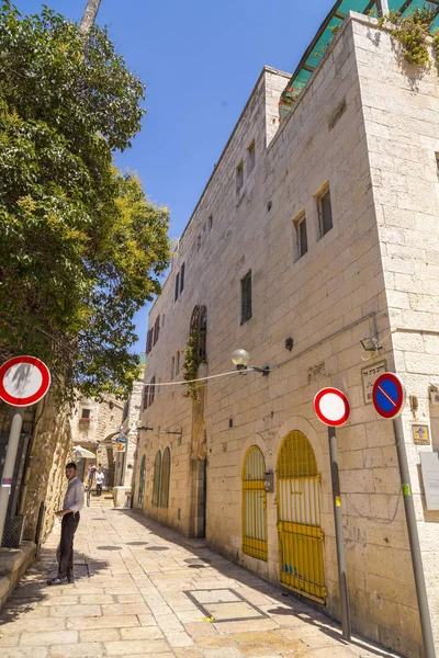 Jerusalém Israel Junho 2018 Antigas Ruas Edifícios Antiga Cidade Jerusalém — Fotografia de Stock