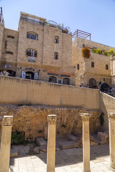 Jerozolima Izrael Czerwca 2018 Zabytkowych Uliczek Budynków Starego Miasta Jerozolimie — Zdjęcie stockowe