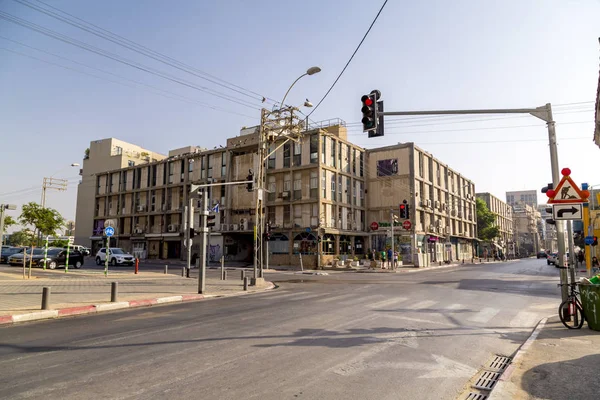 Τελ Αβίβ Ισραήλ Ιουνίου 2018 Κτίριο Εξωτερικούς Χώρους Και Δρόμους — Φωτογραφία Αρχείου