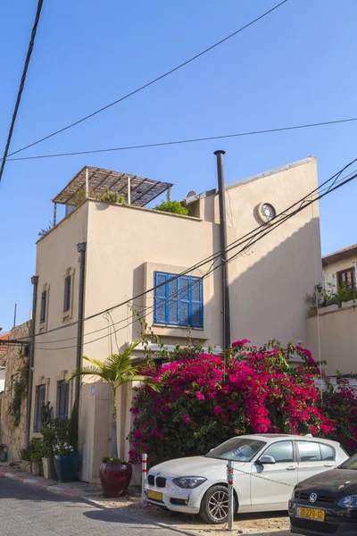 Tel Aviv Israël Juni 2018 Gebouw Exterieurs Straten Neve Tzedek — Stockfoto