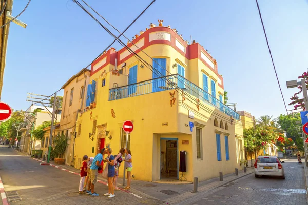 Tel Aviv Israel Junio 2018 Construyendo Exteriores Calles Distrito Neve — Foto de Stock