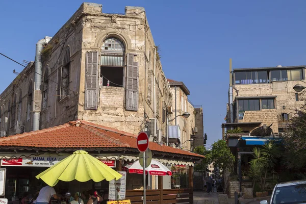 Yafo Izrael Června 2018 Starověké Ulice Uličky Struktury Starém Městě — Stock fotografie