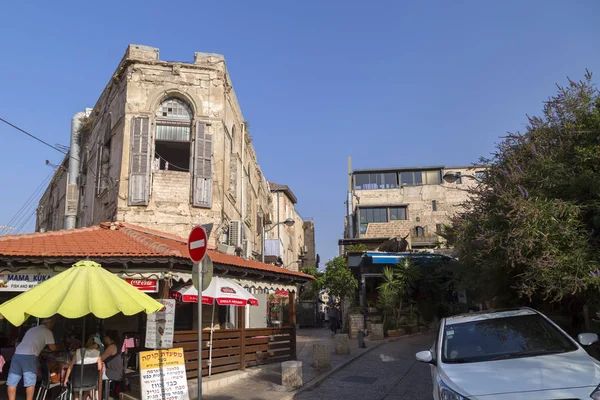 Yafo Ισραήλ Ιουνίου 2018 Αρχαίους Δρόμους Διαδρόμους Και Τις Δομές — Φωτογραφία Αρχείου