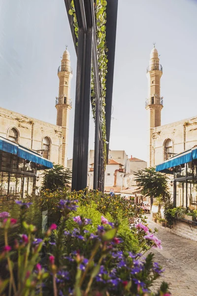 Reflexion Der Mahmoudiya Moschee Aus Dem Fenster Der Altstadt Von — Stockfoto