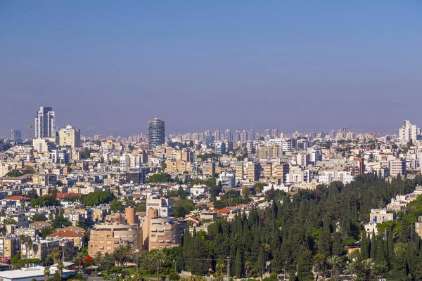 Tel Aviv Yafo Israel June 2018 Aerial View Buildings Streets — Stock Photo, Image