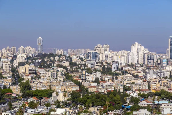 Tel Aviv Yafo Israel June 2018 Aerial View Buildings Streets — Stock Photo, Image