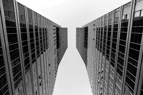 Moderne Architektur Finanzviertel Tel Aviv Schwarz Weiß — Stockfoto