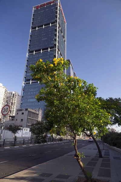 Tel Aviv Yafa Srail Haziran 2018 Modern Mimari Finansal Bölge — Stok fotoğraf