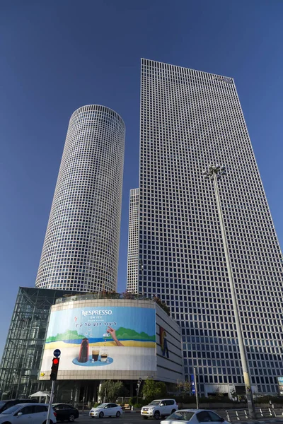 Tel Aviv Israel Junio 2018 Vista Exterior Del Centro Azrieli — Foto de Stock