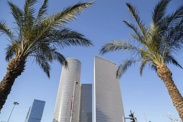 Tel Aviv Israel Junio 2018 Vista Exterior Del Centro Azrieli — Foto de Stock