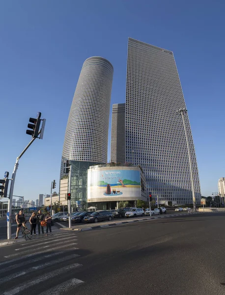 Tel Aviv Israel Junho 2018 Vista Exterior Azrieli Center Três — Fotografia de Stock