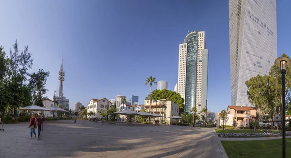 Tel Aviv Israel Junio 2018 Sarona Mercado Aire Opeo Centro —  Fotos de Stock