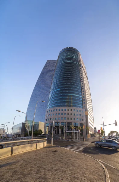 Tel Aviv Israel Junio 2018 Vista Exterior Torre Plaza Afi — Foto de Stock