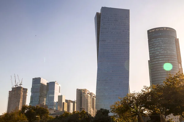 Tel Aviv Izrael Června 2018 Vnější Pohled Afi Čtvercová Věž — Stock fotografie