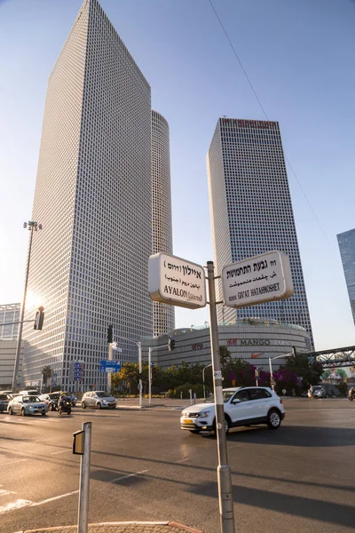 Tel Aviv Israel Junho 2018 Vista Exterior Azrieli Center Três — Fotografia de Stock