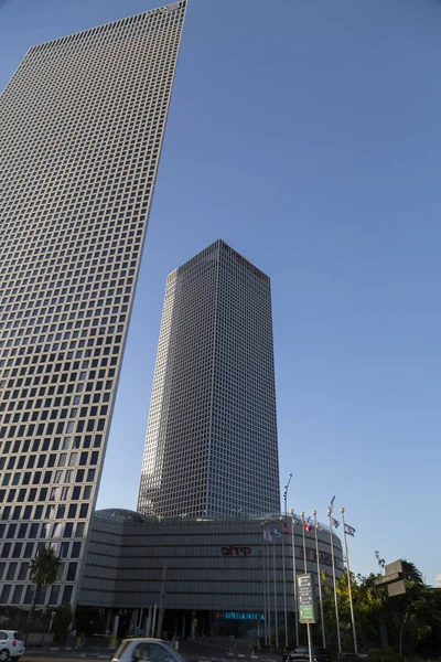 Tel Aviv Israel Junho 2018 Vista Exterior Azrieli Center Três — Fotografia de Stock