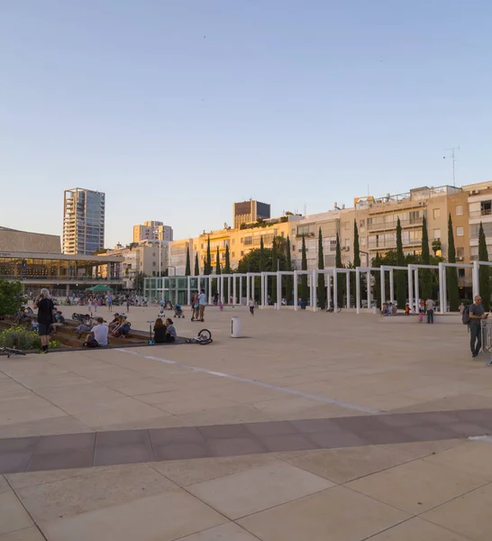 Tel Aviv Yafo Israël Juni 2018 Habima Square Tel Aviv — Stockfoto