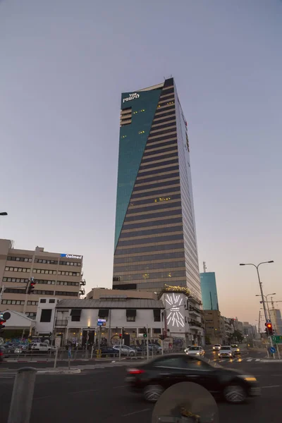 Tel Aviv Israel Junho 2018 Torre Levinstein Arranha Céu Tel — Fotografia de Stock