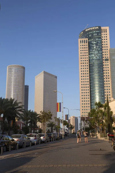 Tel Aviv Israel Junio 2018 Vista Exterior Del Centro Azrieli —  Fotos de Stock