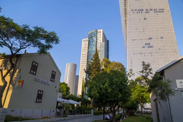 Tel Aviv Israel Junio 2018 Sarona Market Centro Comercial Aire —  Fotos de Stock