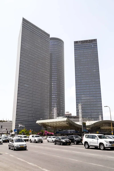 Tel Aviv Israel Junio 2018 Vista Exterior Del Centro Azrieli — Foto de Stock