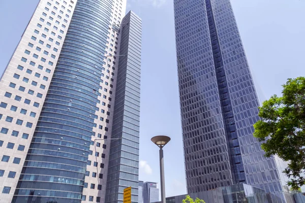 Tel Aviv Israel June 2018 Exterior View Azrieli Sarona Tower — Stock Photo, Image