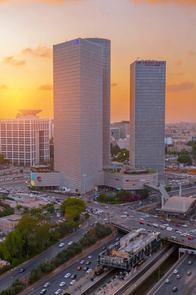 Tel Aviv Israel Junio 2018 Vista Exterior Del Centro Azrieli — Foto de Stock