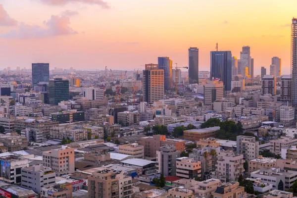 Tel Aviv Yafo Israel Junho 2018 Vista Aérea Dos Edifícios — Fotografia de Stock