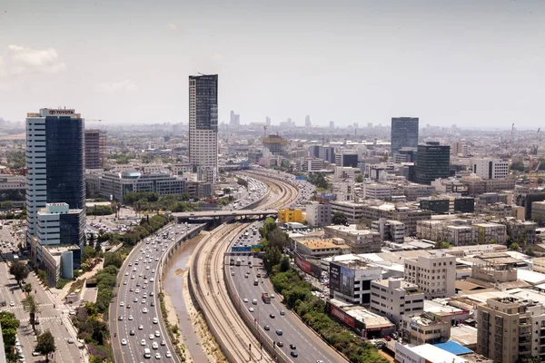 Tel Aviv Yafo Israel Juni 2018 Modern Arkitektur Finansiella Distriktet — Stockfoto