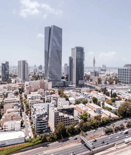 Tel Aviv Yafo Israel Juni 2018 Luftaufnahme Der Gebäude Und — Stockfoto