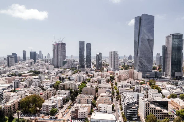 Tel Aviv Yafo Israël Juin 2018 Vue Aérienne Des Bâtiments — Photo