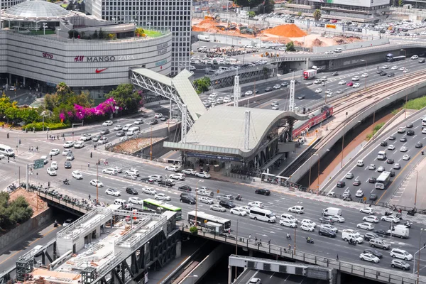 Tel Aviv Israel Juni 2018 Außenansicht Des Bahnhofs Tel Aviv — Stockfoto