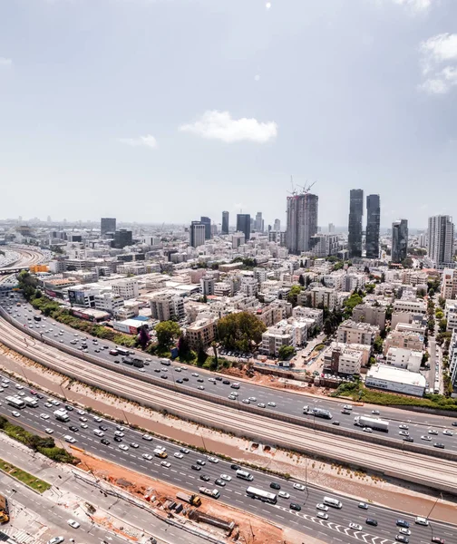 Tel Aviv Yafo Israel Junio 2018 Vista Aérea Los Edificios —  Fotos de Stock