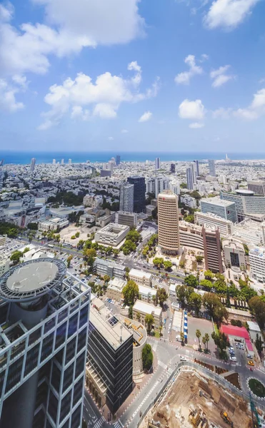 Tel Aviv Yafo Israel Junio 2018 Vista Aérea Los Edificios —  Fotos de Stock