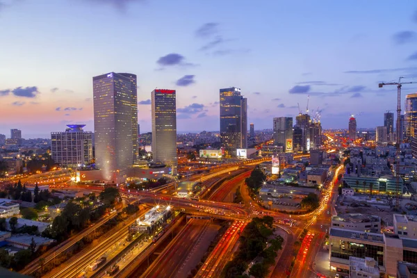 Tel Aviv Yafo Israel June 2018 Aerial View Buildings Streets — Stock Photo, Image