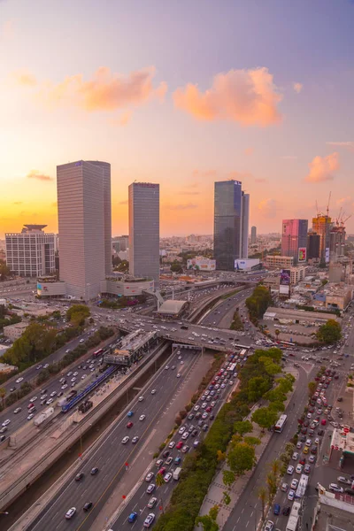 Tel Aviv Israel Junio 2018 Vista Exterior Del Centro Azrieli —  Fotos de Stock