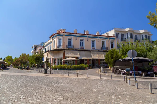 Athens Griekenland Juli 2018 Straten Klassieke Gebouwen Plaka Wijk Van — Stockfoto